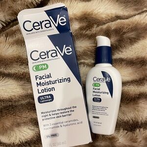 CeraVe PM Moisturizing Lotion Night Cream for All Skin 2 fl oz NEW